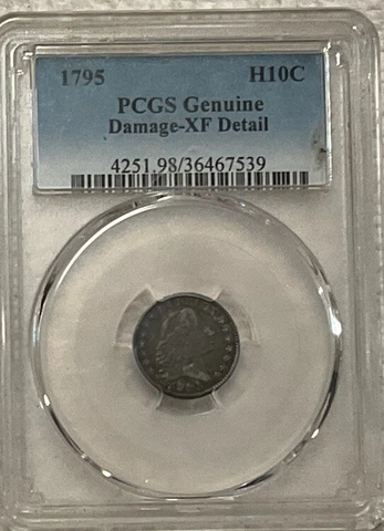 1795 “ FLOWING HAIR” HALF DIME “PCGS XF DETAILS” ~WOW~ Cover