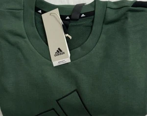 New adidas Men's Crewneck Long Sleeve Sweatshirt Green Color Size XL $31.00 - Picture 1 of 3