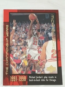 Juego de carrera 1999 Upper Deck tarjeta Michael Jordan #40 - Chicago Bulls - Imagen 1 de 1