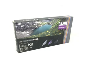 Vivitar 67mm Series 1 Multi Coated Filter Kit (UV, CPL, FLD) VIV-FK3-67 - Picture 1 of 3