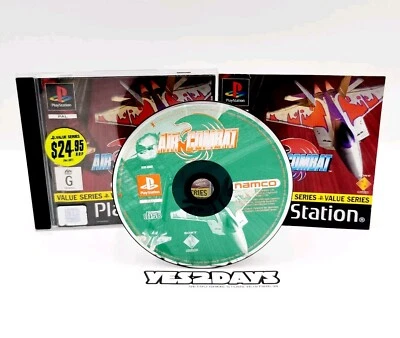 Air Combat Mint Disc | Original Sony PlayStation ps1 Game Complete Tested PAL - Image 1 of 4