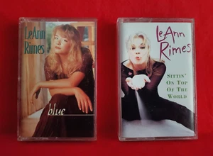 LeAnn Rimes 2 Cassette Lot 1996 Blue + 1998 Sittin on Top of the World - Imagen 1 de 9