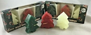 Set di 3 candele galleggianti per albero di Natale in cera solida - Confezioni da tre nuove - Foto 1 di 5