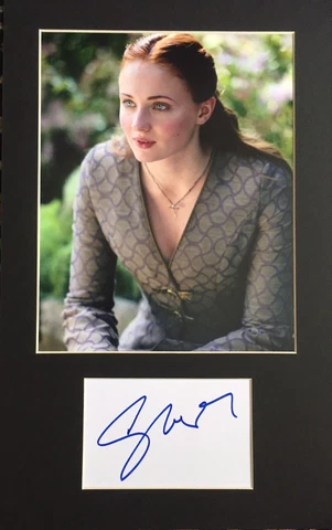 Sophie Turner Game Of Thrones Signed Card Cover