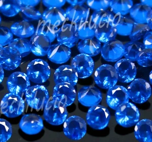 Natural Certified Tanzania Blue Tanzanite 1.20 MM Round Gemstone 20 Pcs Lot - Picture 1 of 8