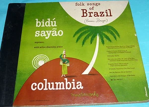 Bidu Sayão- Folk Songs of Brazil / Columbia MM 812, 4X10" 78 rpm Set E - Picture 1 of 3