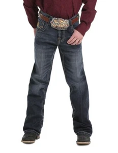Cinch Western Jeans Boys Stretch Tint Relaxed Medium Wash MB16642003 - Picture 1 of 3