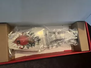 Lenox Winter Greetings Dessert Server 11" Red Cardinal - Picture 1 of 3