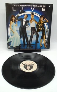 THE MANHATTAN TRANSFER LIVE (NM) K-50540 LP VINYL RECORD - Picture 1 of 2