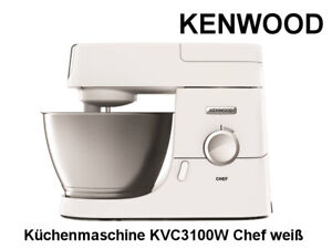  KENWOOD Küchenmaschine KVC3100W Chef weiß - Solo