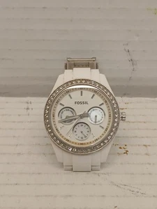 Women Fossil Stella Quartz WR Analog 40mm Dial Causal Round Watch (G425) - Picture 1 of 4