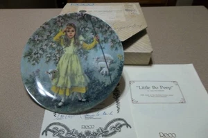 Little Bo Peep   Reco Bradex  collector plate  McClelland with COA NEW - Picture 1 of 3