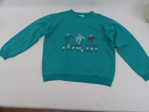 Football World Cup Italy 1990 Sweatshirt Size M Green - Picture 1 of 6