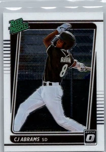 2021 Donruss Optic #RP9 CJ Abrams Rated Prospect Holo - Picture 1 of 2