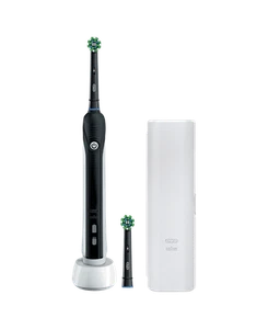 New Oral-B Pro 800 Electric Toothbrush With Travel Case - Black - Picture 1 of 4