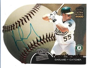 Ramon Hernandez 2000 Pacific Crown Royale Sweet Spot Signatures Auto #19  A's - Picture 1 of 2