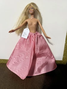 Nude Barbie 2001 Jewel Girl Two Tone Blonde Ever-Flex Waist 28066 Doll W Skirt - Bild 1 von 12