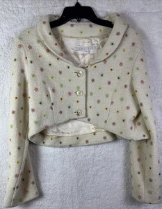 Small Amy Rigg Vintage Button Front Collared Cover Coat - Picture 1 of 13