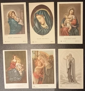 Lotto n.6 Santini Madonna diversi per formato e tipo (SA029) Come da foto AFFARE - Imagen 1 de 2
