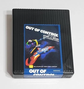 OUT OF CONTROL Atari 2600 Game Cartridge only Avalon Hill NTSC, See Pictures! - Picture 1 of 9