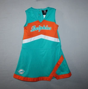 Mädchen Miami Dolphin Cheerleading Outfit - Größe 4T NFL Team Apparrel - Bild 1 von 6