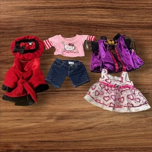 Build A Bear Kleidungspaket Hello Kitty Anna Jeanskleid Outfit Set - Bild 1 von 10