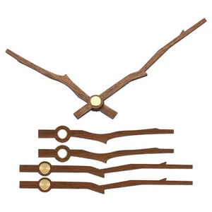 Clock Hands Kit, 3 Set Wooden Mechanism Clock Hand Parts for 10 Inch Clock, G1 - Picture 1 of 5