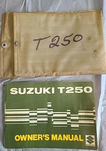 Vintage Original Suzuki T250 Motorcycle Owner's Manual - Picture 1 of 3
