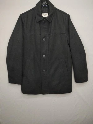 Dockers Coat Mens Medium Wool Blend Quilted Lined Button Jacket Warm - Image 1 of 4