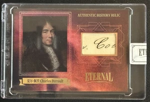 2024 Eternal Cuts Charles Perrault Authentic History Relic 94/99 - Picture 1 of 2