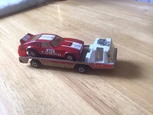 Matchbox Super Kings K-13-2 K-60 RARE AVA FORD Mustang race car transporter  - Picture 1 of 7