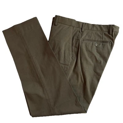 Black Brown 1825 Dress Pants Men’s 32x30 Olive Green Jack - Image 1 of 4