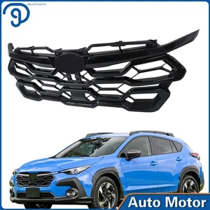 Fit For Subaru Crosstrek 2024 Gloss Black Front Bumper Grille 91121FN210GBK New - Picture 1 of 24