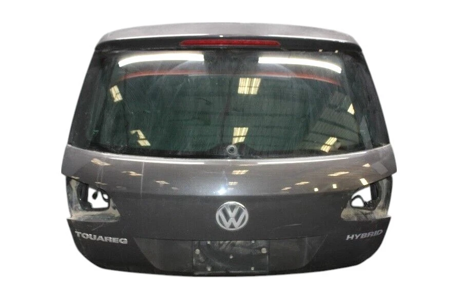 11-14 Volkswagen VW Touareg tapa maletero puerta trasera puerta levadiza carcasa y vidrio negro OEM Foto 1 de 4