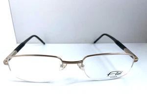Flair 467 col.718 Gunmetal 54mm Semi-Rimless Men's Eyeglasses Frame Germany - Picture 1 of 6