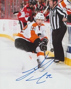 LUKE SCHENN SIGNED PHILADELPHIA FLYERS 8X10 PHOTO 2 - Picture 1 of 1