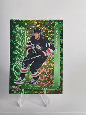 2024-25 Upper Deck Series 2 Green Dazzlers Tage Thompson #DZ-72 - Image 1 of 2