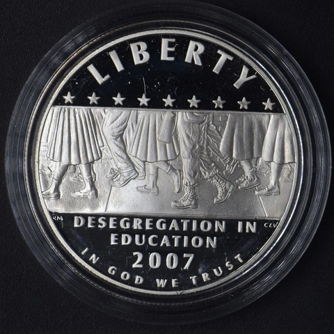 2007-P Proof Desegregation Commemorative Silver Dollar $1 - COINGIANTS Cover
