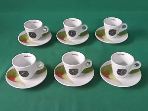 SET 6 TAZZINE + 6 PIATTINI DA CAFFÈ LAVAZZA RESERVA DE TIERRA ALTECO. CB89/CB98 - Foto 1 di 14