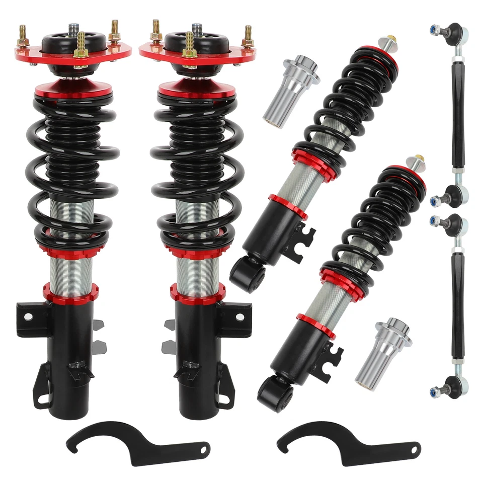 Coilovers Suspension Kit For 2007-2014 Mini Cooper R56 Adj Height Shock Struts - Image 1 of 4