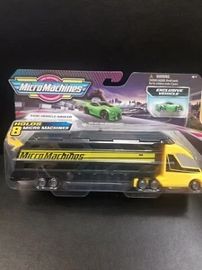 MICRO MACHINES SERIES 1 YELLOW MINI VEHICLE HAULER HASBRO 2020 NEW FREE SHIPPING - Picture 1 of 2