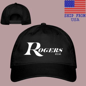 Rogers USA Drums Logo Organic Baseball Cap Hat Adult Adjustable Size - Picture 1 of 4