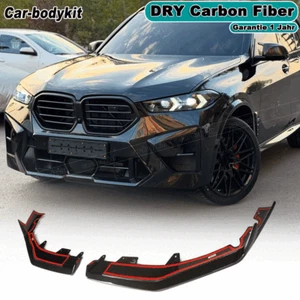 DRY Carbon Frontlippe Schwert Diffusor Frontspoiler für BMW F95 X5M LCI 2023-24 - Picture 1 of 13