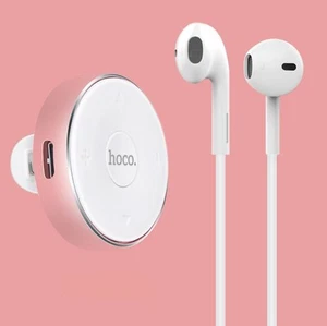 Collar Clip Wireless Bluetooth 4.0 Earphone Headset w/Hands free Phone Calls - Picture 1 of 24