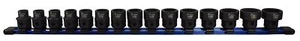 Metric Stubby Impact Socket Set 10mm to 24mm 28mm Long CR MO Drive Bits - Picture 1 of 3