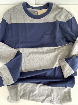 J.Crew NWT Long-sleeve slub cotton T-shirt in deck stripe Size XS AQ004 - Image 1 of 4