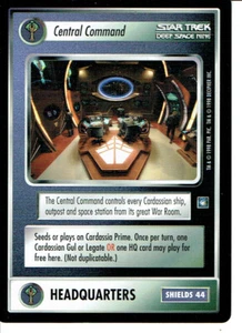 STAR TREK CCG DS9 RARE CARD CENTRAL COMMAND lp - Picture 1 of 1