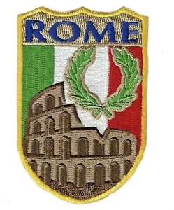 Rom Italien Aufnäher (3 Zoll) Bügelbild Abzeichen Europa Reise Souvenir... - Bild 1 von 7