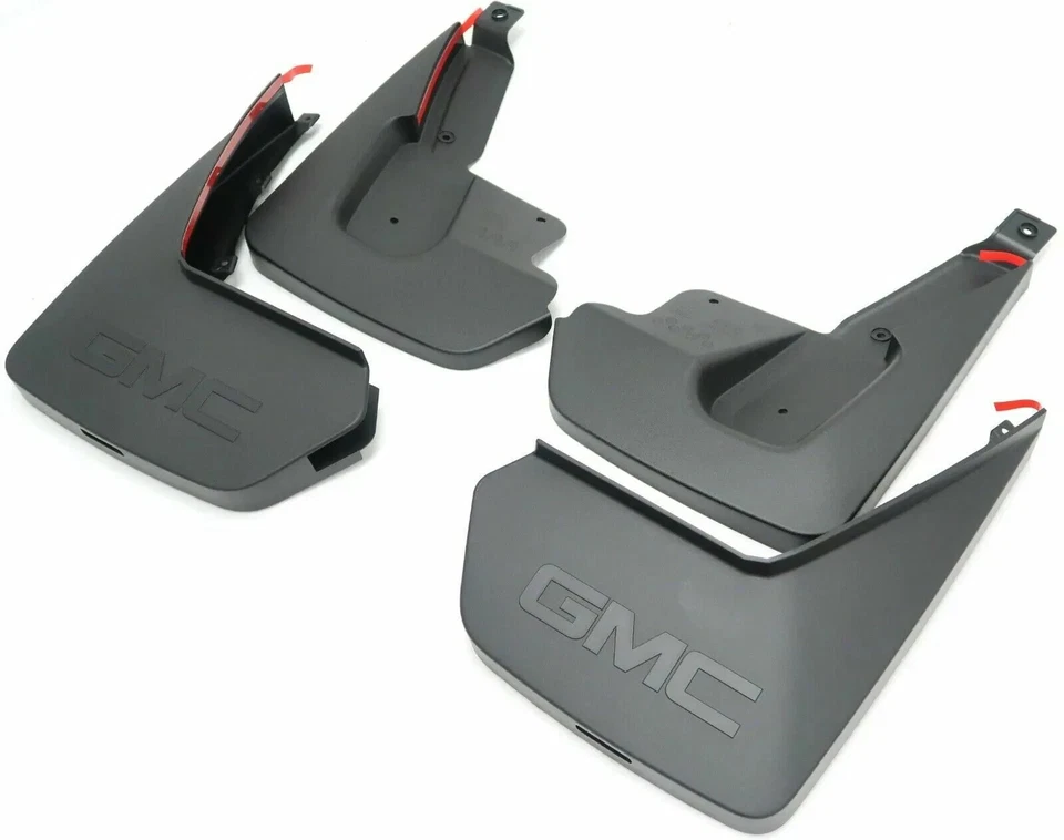 GMC Yukon 2015-2020 equipamiento protector contra salpicaduras moldeado delantero y trasero negro OEM GM Foto 1 de 1