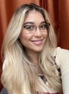 Auténtico marco de gafas para mujer PRADA VPR 5Q5 OHD-1O1 51 mm semi-sin montura Italia - Imagen 1 de 12